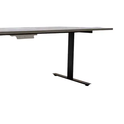 Bord GråSvart 180×80