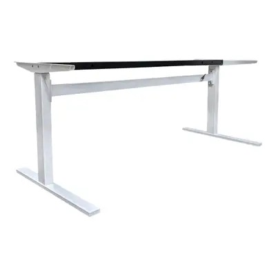 Elskrivbord Linak L-Fot VitSvart 180×80