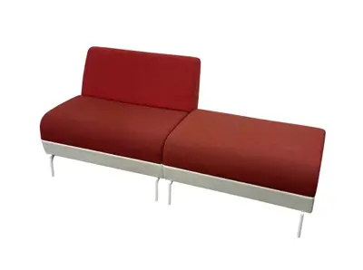 Soffa Lammhults Addit 2-sits RödVit