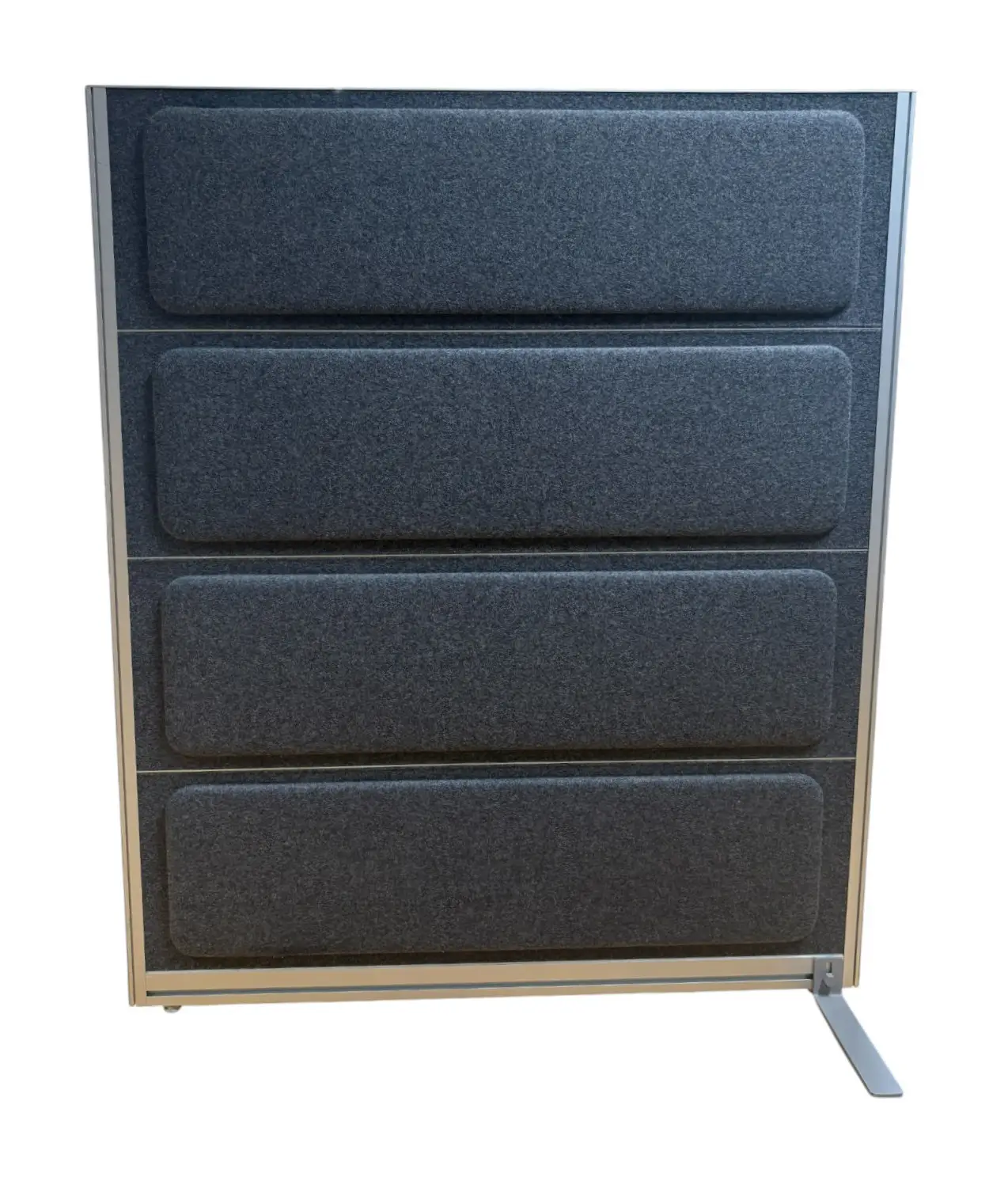 Golvskärm Kinnarps Rezon Mörkgrå 120×145 (1)