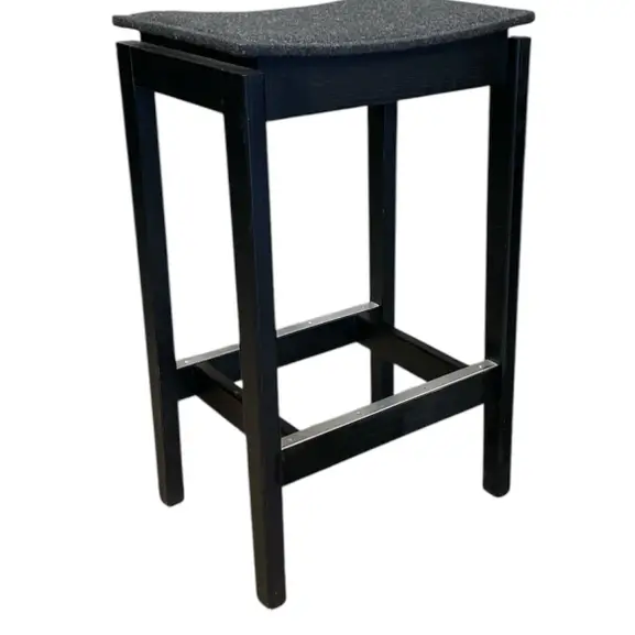 Barpall Möbelverket Esteban MörkgråSvart (2)