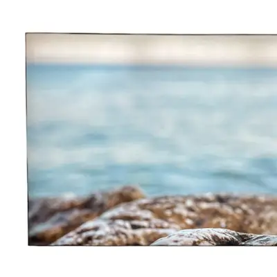 Tavla Canvas med LED Belysning Stenkust (3)