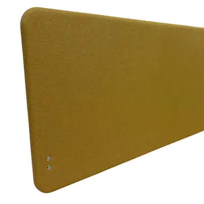 Bordsskärm Abstracta Softline Gul 120×65