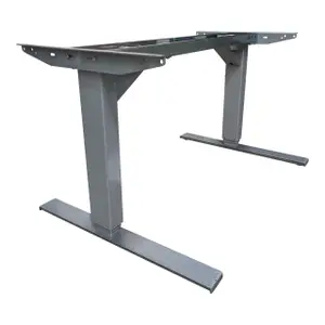 Elskrivbord Swedstyle L-Fot Silver 120-180x70-80