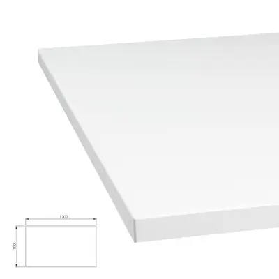 Bordsskiva 120x70 Vit