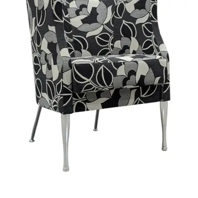 Fåtölj Kinnarps Arriba SvartVitGrå (1)