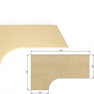 Kombiskiva Björk 200x120x80x60