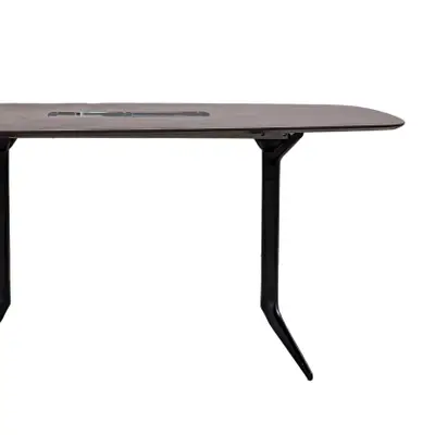 Konferensbord EFG Hide Tech BrunSvart 210×100 (3)