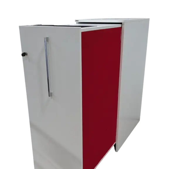 Towerförvaring Edsbyn Access Höger 3xA4 VitRöd (5)