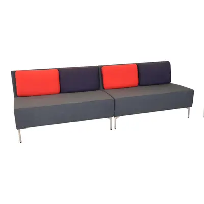 Soffa Offecct Playback Grå/Röd/Lila