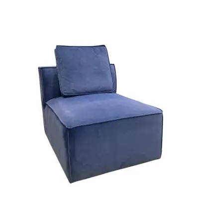 Soffmodul Baltimore Small BlåSammet