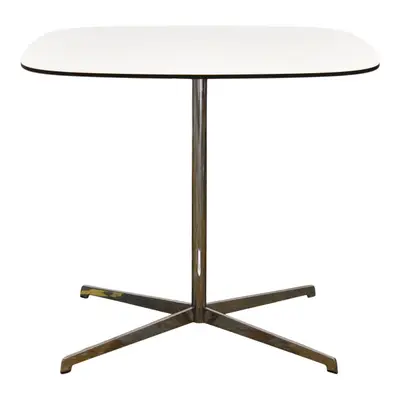 Bord Lammhults Cooper Vit/Krom 80x70cm