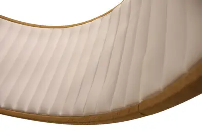 Taklampa Luceplan Silenzio BeigeVit Ø120 (3)