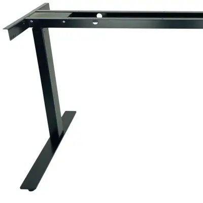 Elskrivbord Colfix Workstation E Svart