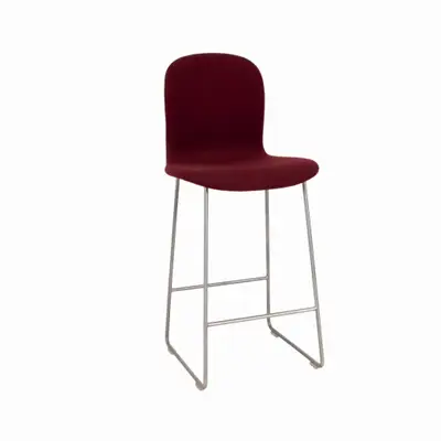 Barstol Cappellini Tate Vinröd