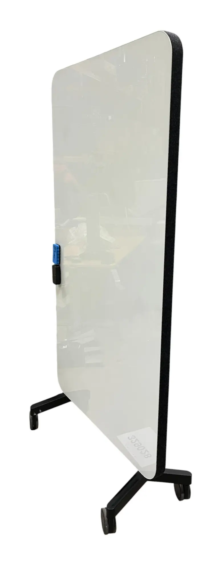 WhiteboardGolvskärm VitSvart 100×197 (2)