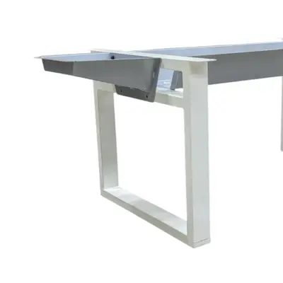 Konferensbordsstativ VitGrå 194×84