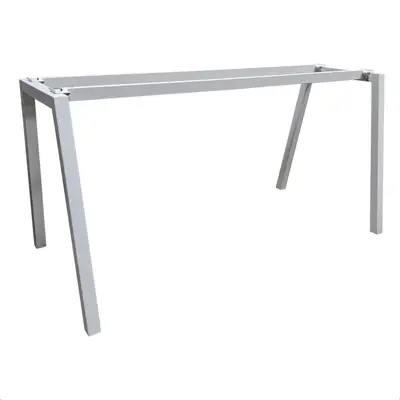 Konferensbordsstativ 140×68 Vit