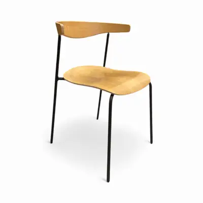 Stol Edsbyn HUG BjörkSvart