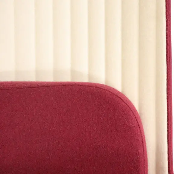 Tyst Fåtölj BossDesign Rosa-Krämvit INRECO 2