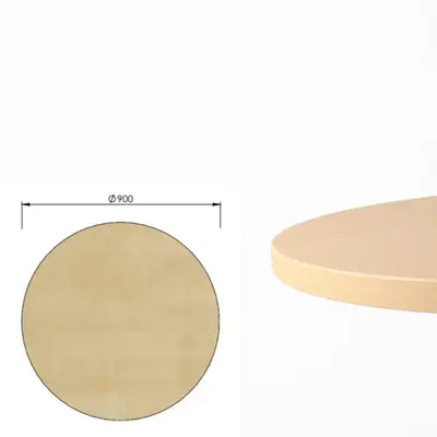 Bordsskiva Björk Ø90