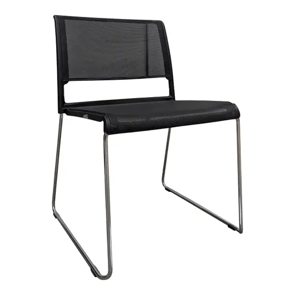 Konferensstol Wilkhahn Aline 2301 SvartKrom