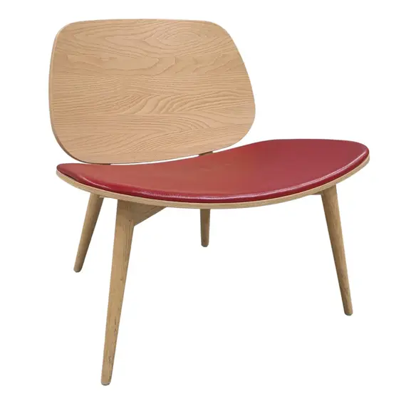 Fåtölj Skandiform Papa F-276 AskRöd