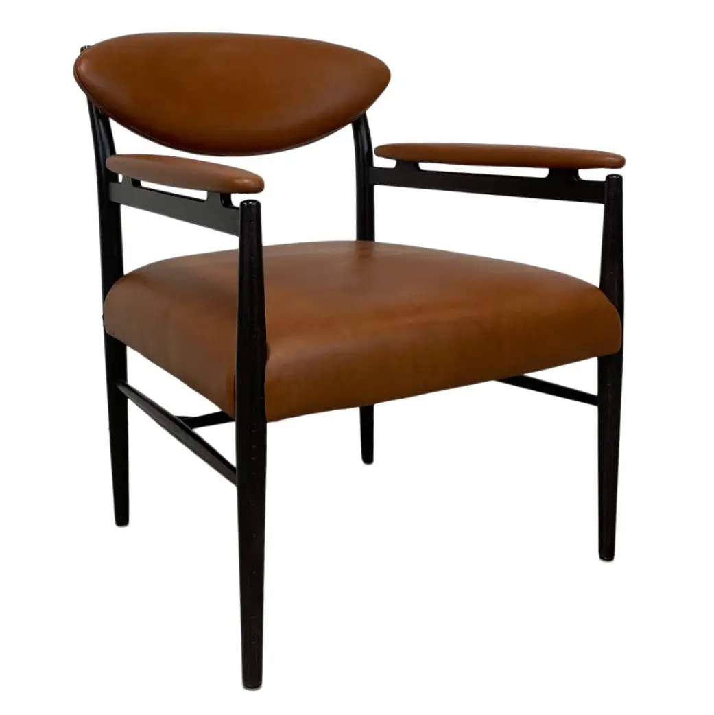 Stol More Contract SvartBrunt konstläder