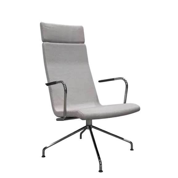 Konferensstol Skandiform Flex High F-268 LjusrosaKrom