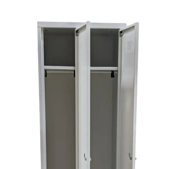 Omklädningsskåp Grå 2-dörrar (3)