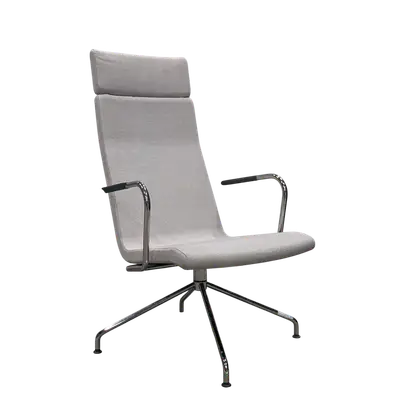Konferensstol Skandiform Flex High F-268 LjusrosaKrom