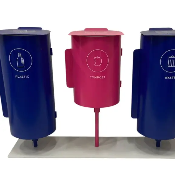 Källsortering Trece Birdie BlåRosa (2)