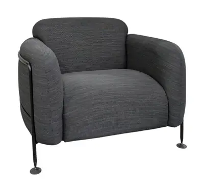 Fåtölj Mass Productions Mega Armchair Mörkgrå (1)