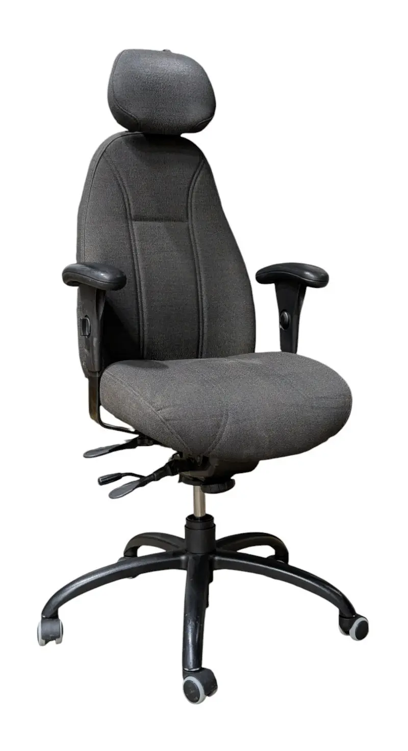 Kontorsstol Malmstolen 4000 Svart (3)