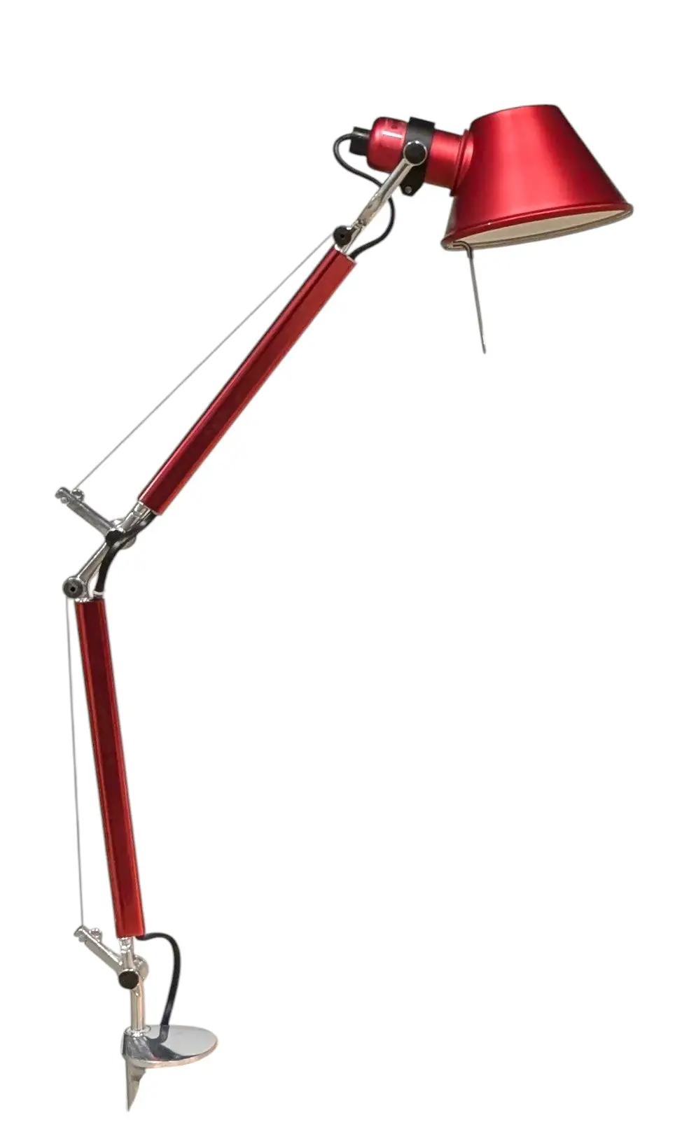 Skrivbordslampa Artemide Tolomeo Röd
