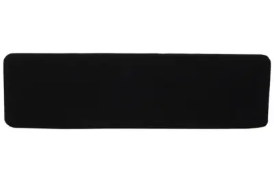 Bordsskärm Abstracta Softline Svart 160×45