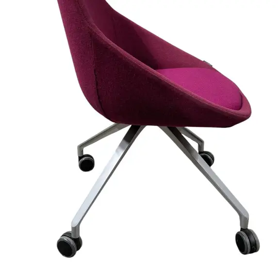 Konferensstol Offecct Ezy High RosaBurgundy (4)