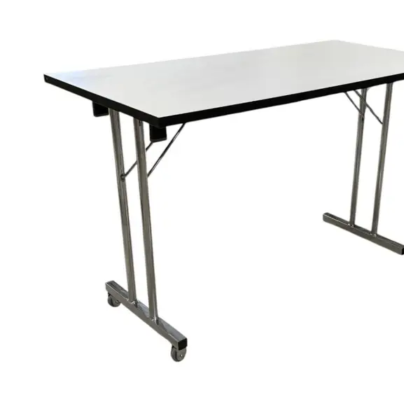 Utbildningsbord RBM Standard 4680 VitSvartKrom 120×60