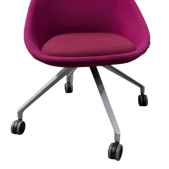 Konferensstol Offecct Ezy High RosaVinröd (6)