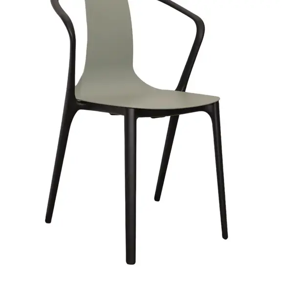 Stol Vitra Belleville SvartGrön