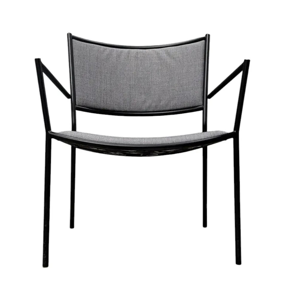 Fåtölj Massproductions Jig Easy Chair GråSvart (3)