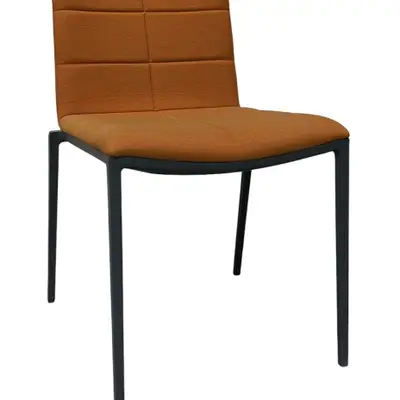 Stol Lammhults Archal OrangeBrun (4)