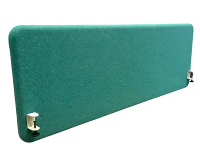 Bordsskärm Abstracta Softline Turkos 160×55 (2)