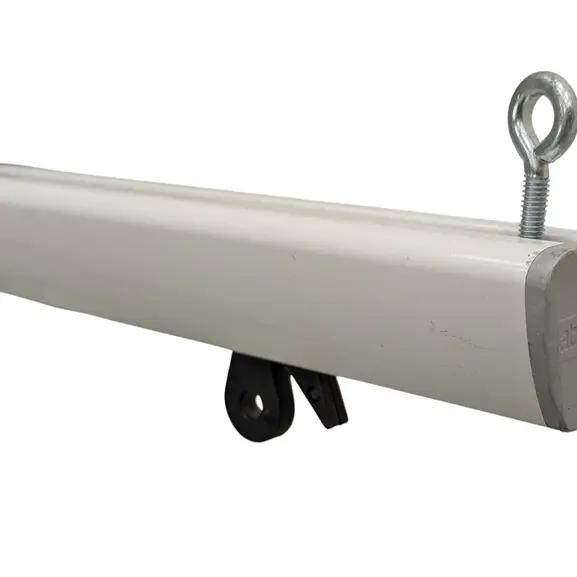 Upphängningsskena Abstracta Vit 3000mm