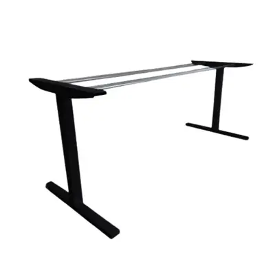 Stativ 2-Pelare Martela Frankie Omlackerat Svart H:88 cm