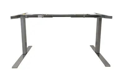 Elskrivbord Edsbyn GråKrom 120-180×70-80 (2)