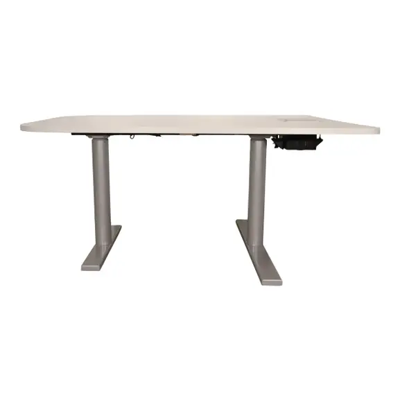 Elskrivbord Duba B8 VitGrå 100-80×140 (3)