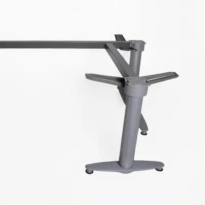 Elskrivbord Kinnarps Serie T 3-Pelare Grå