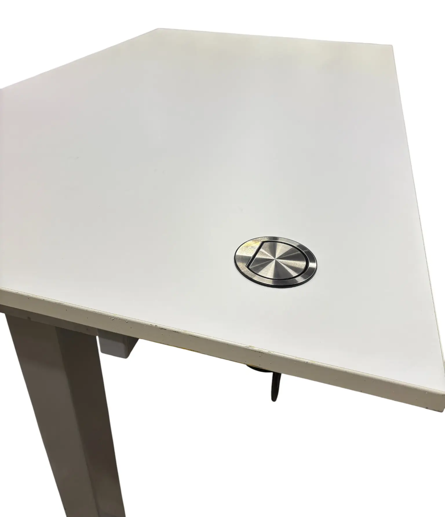 Elskrivbord Linak GråVit 140×65 (3)