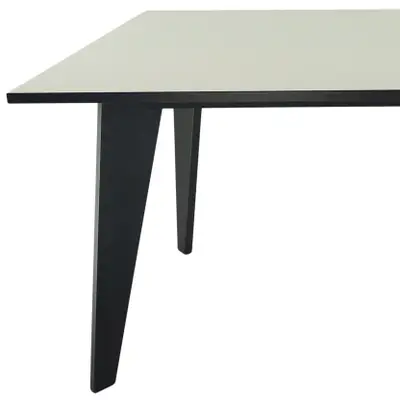 Bord Vit/Svart 140x80cm